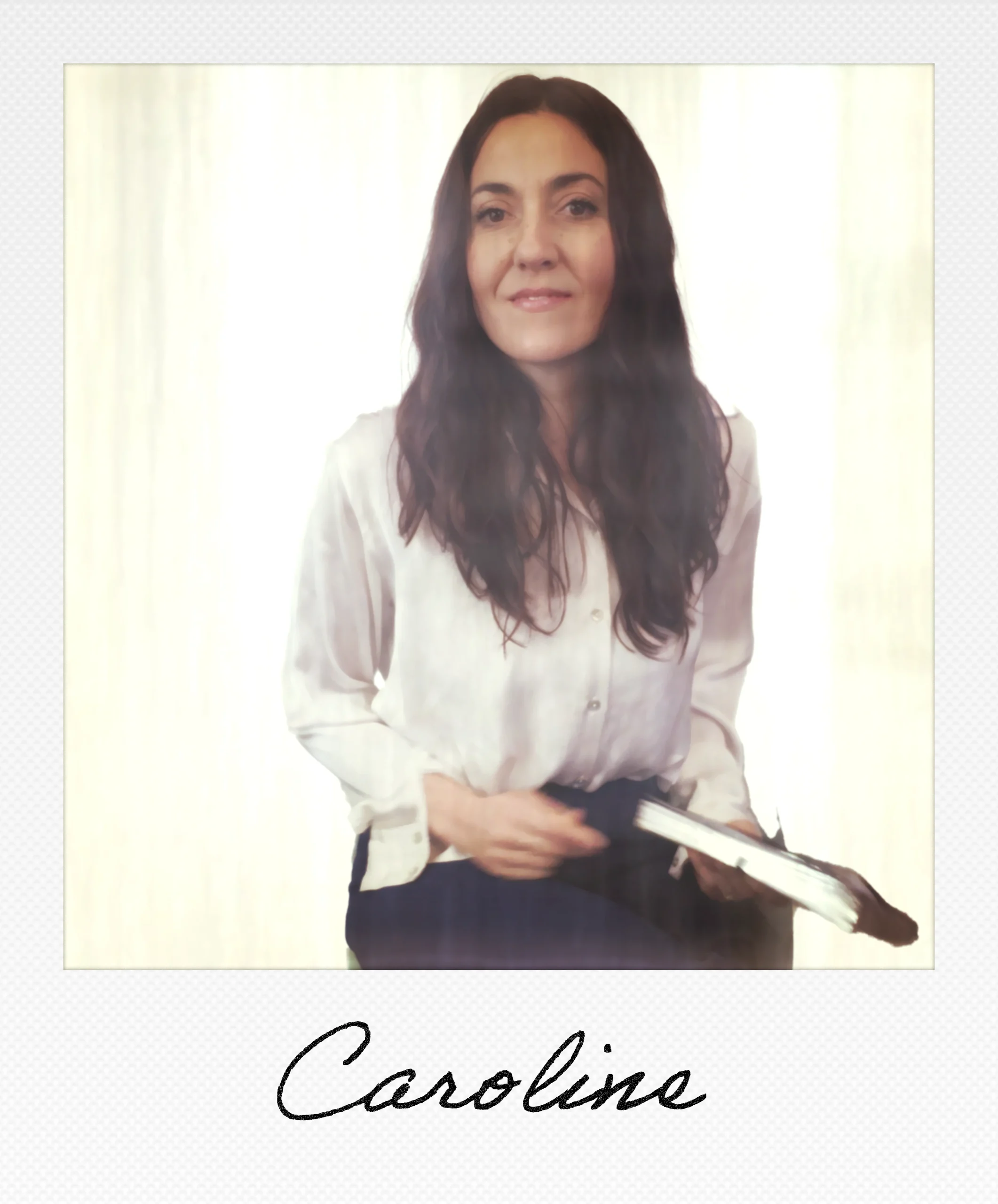 Photo polaroid de Caroline