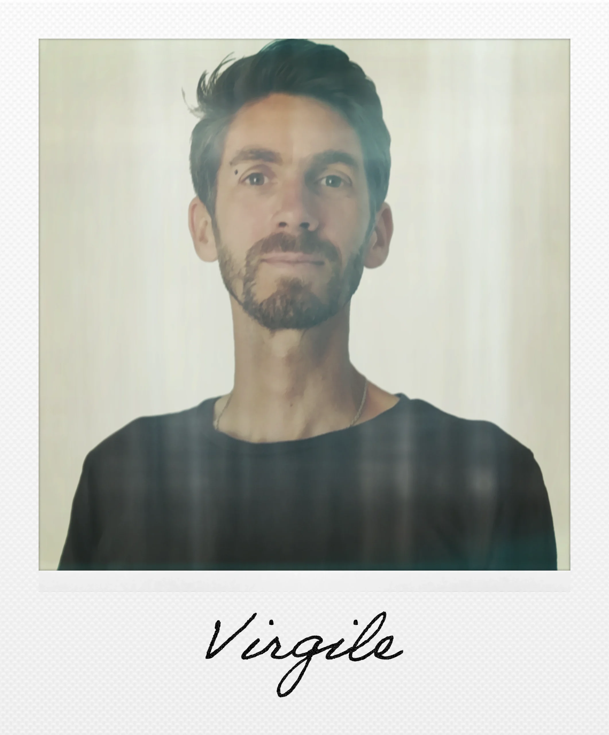 Photo polaroid de Virgile