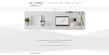 Site internet Les mots d'abord