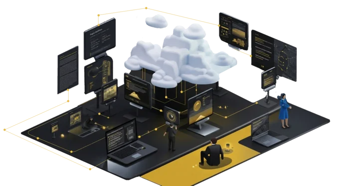 Connexion entre les outils et technologies utilisées